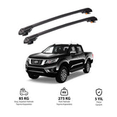 NISSAN NP300 (D23) 2015 et modèles ultérieurs TRX1 Thunder Carrier Barres transversales pour galerie de toit de voiture, 2 barres